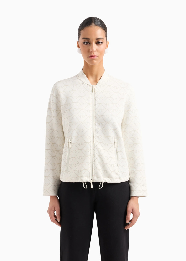 Спортивная кофта Regular Fit: классический крой, средняя свобода движений.