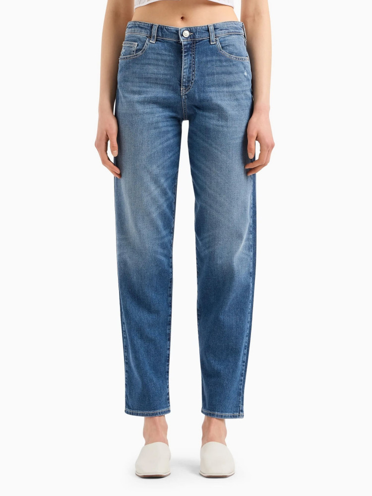 Джинси Relaxed Relaxed Fit Середня для жінок (475710), колір Синій - №2