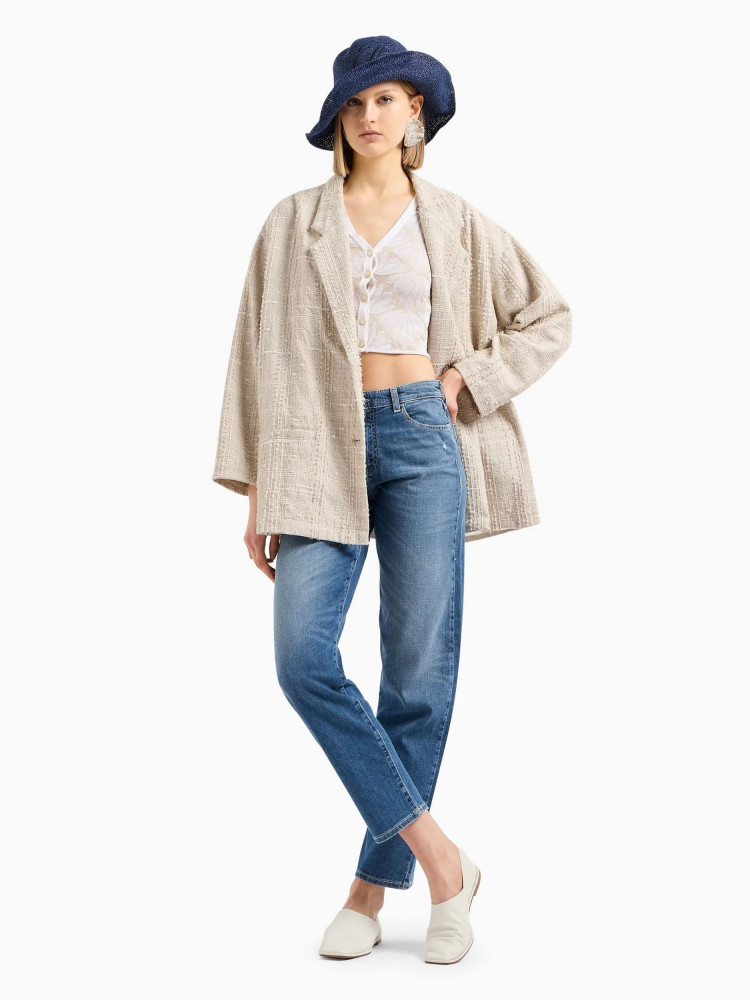 Джинси Relaxed Relaxed Fit Середня для жінок (475710), колір Синій - №3