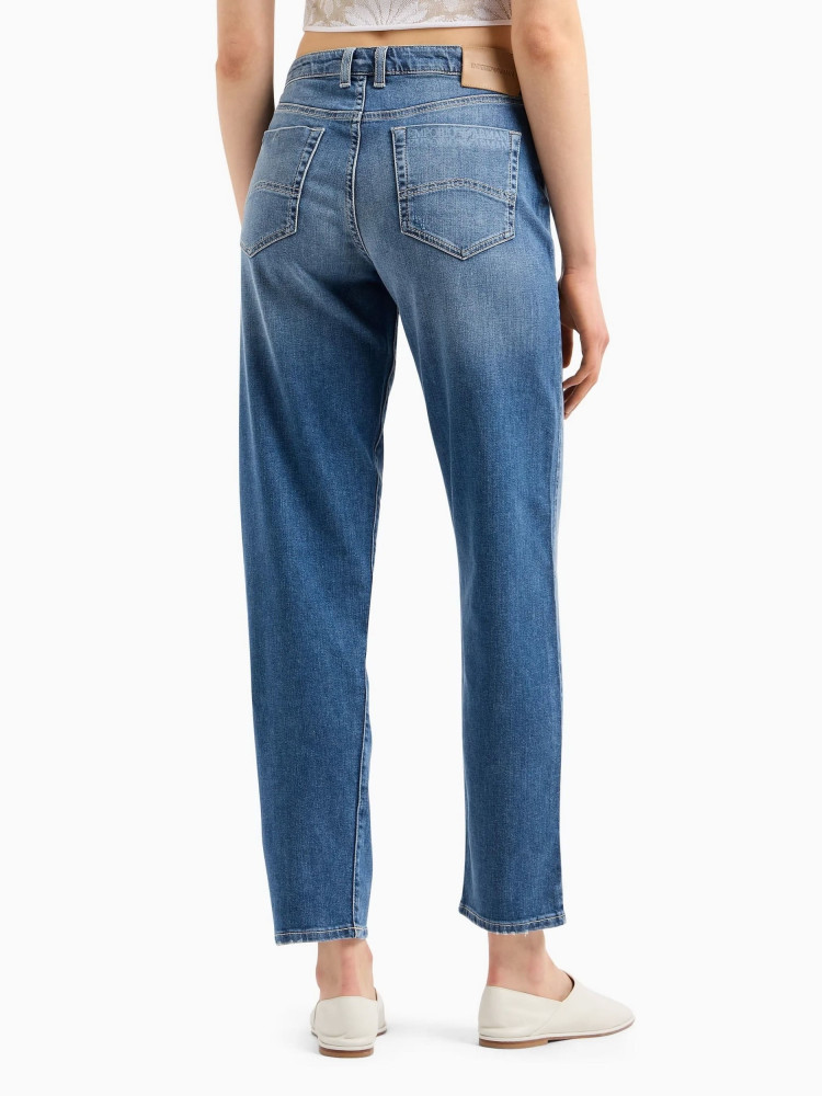 Джинси Relaxed Relaxed Fit Середня для жінок (475710), колір Синій - №4