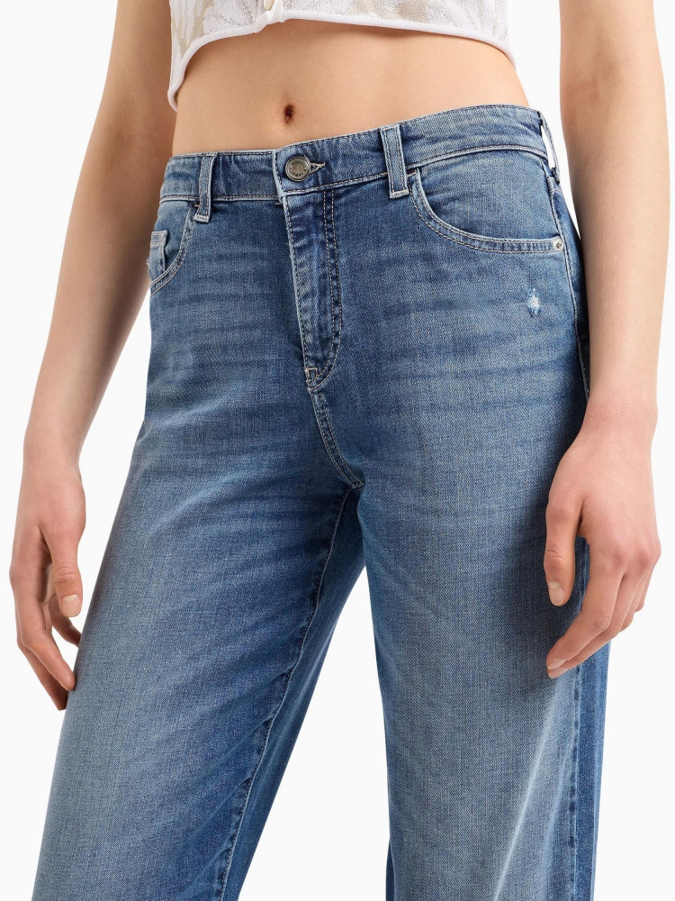 Джинси Relaxed Relaxed Fit Середня для жінок (475710), колір Синій - №5