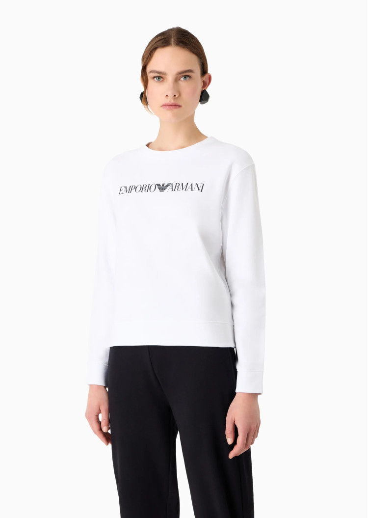 Свитшот Regular Fit для женщин (475711), цвет Белый - №2