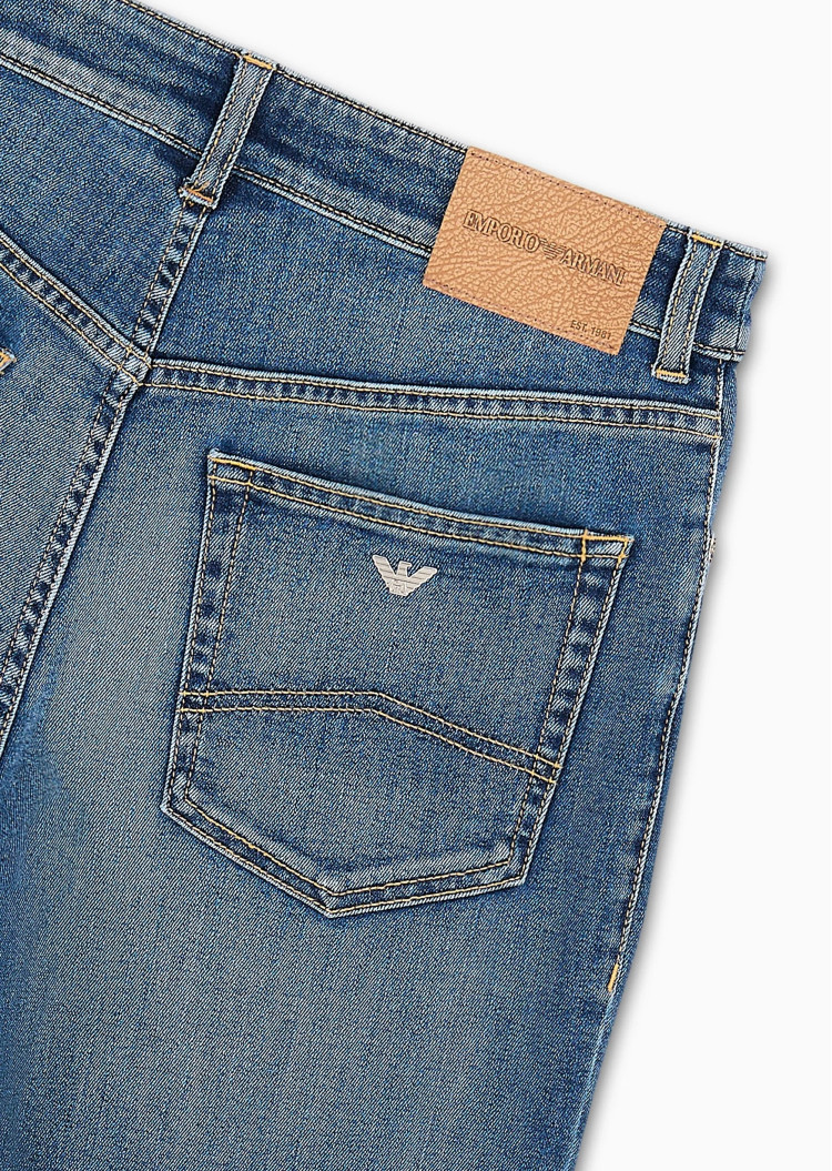 Джинсы Regular Regular fit Низкая для женщин (475713), цвет Синий - №6