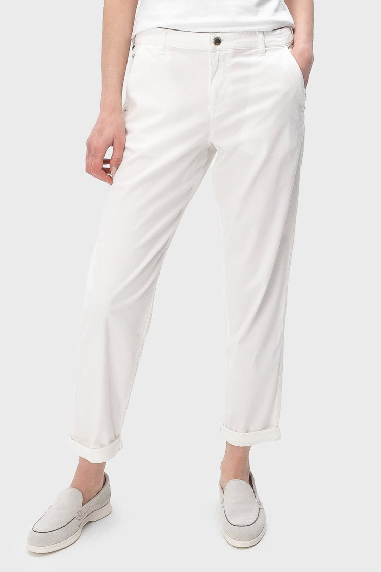 Брюки 5 карманів Relaxed Relaxed fit для жінок (475714), колір Білий - №1