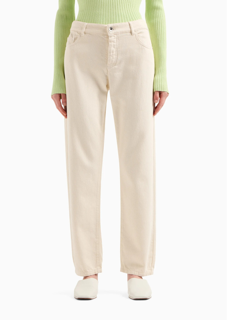 Джинсы Regular Regular fit Средняя для женщин (475722), цвет Молочный - №3