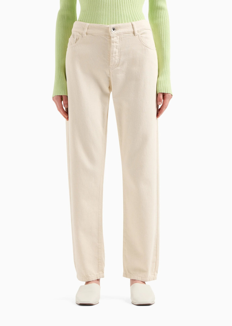 Джинсы Regular Regular Fit Средняя для женщин (475722), цвет Молочный - №3