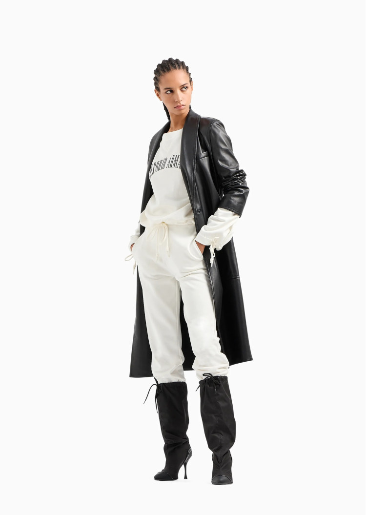 Брюки джерси Slim Fit Средняя для женщин (475723), цвет Белый - №2