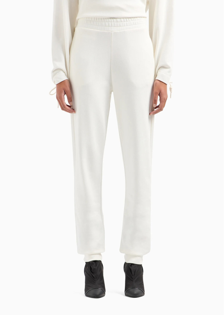 Брюки джерси Slim Fit Средняя для женщин (475723), цвет Белый - №3