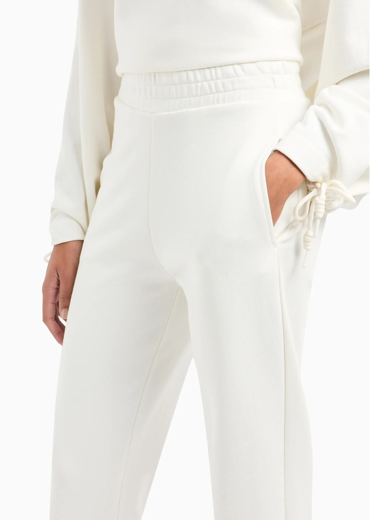 Брюки джерси Slim Fit Средняя для женщин (475723), цвет Белый - №5