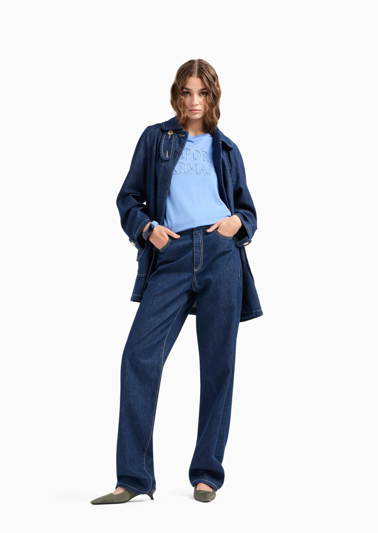 Футболка Regular fit для женщин (475732), цвет Синий - №3