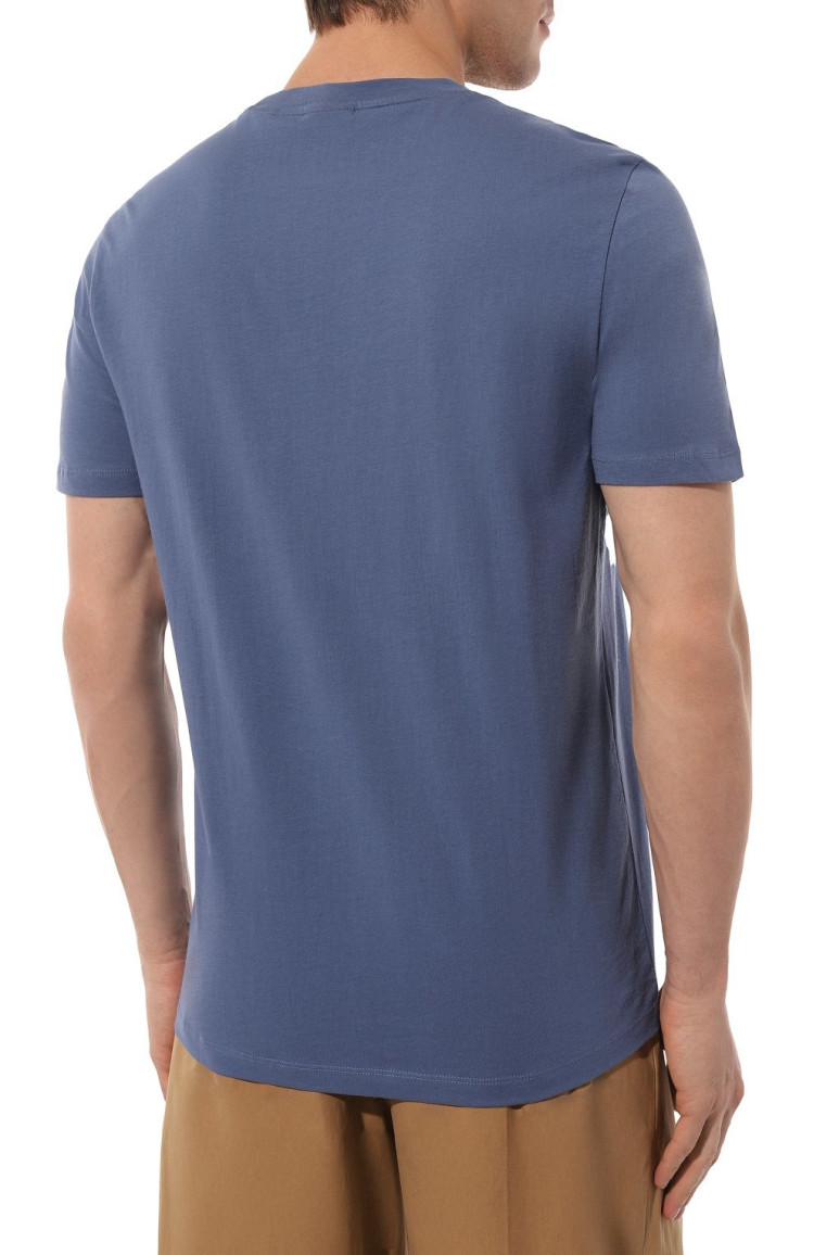 Футболка Slim Fit для чоловіків (476175), колір Синій - №4
