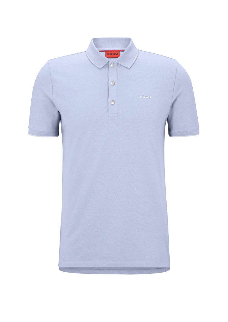 Поло Slim fit для мужчин (476188), цвет Сиреневый - №1