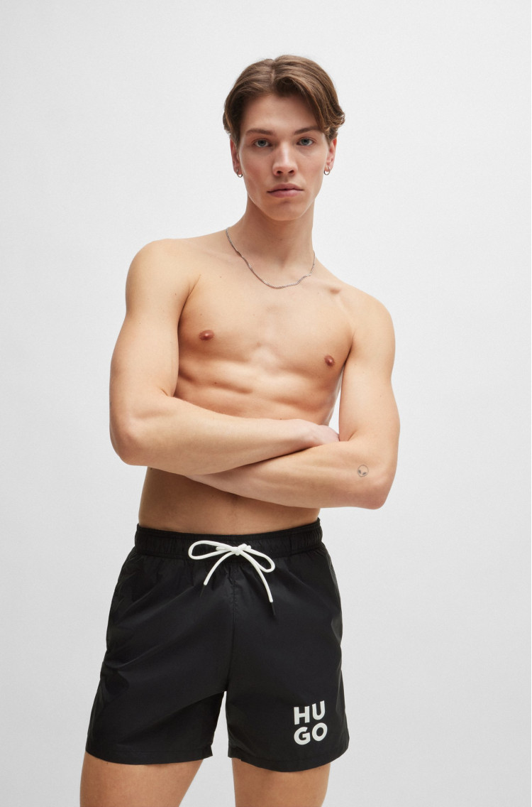 Шорты Slim Fit для мужчин (476223), цвет Черный - №2