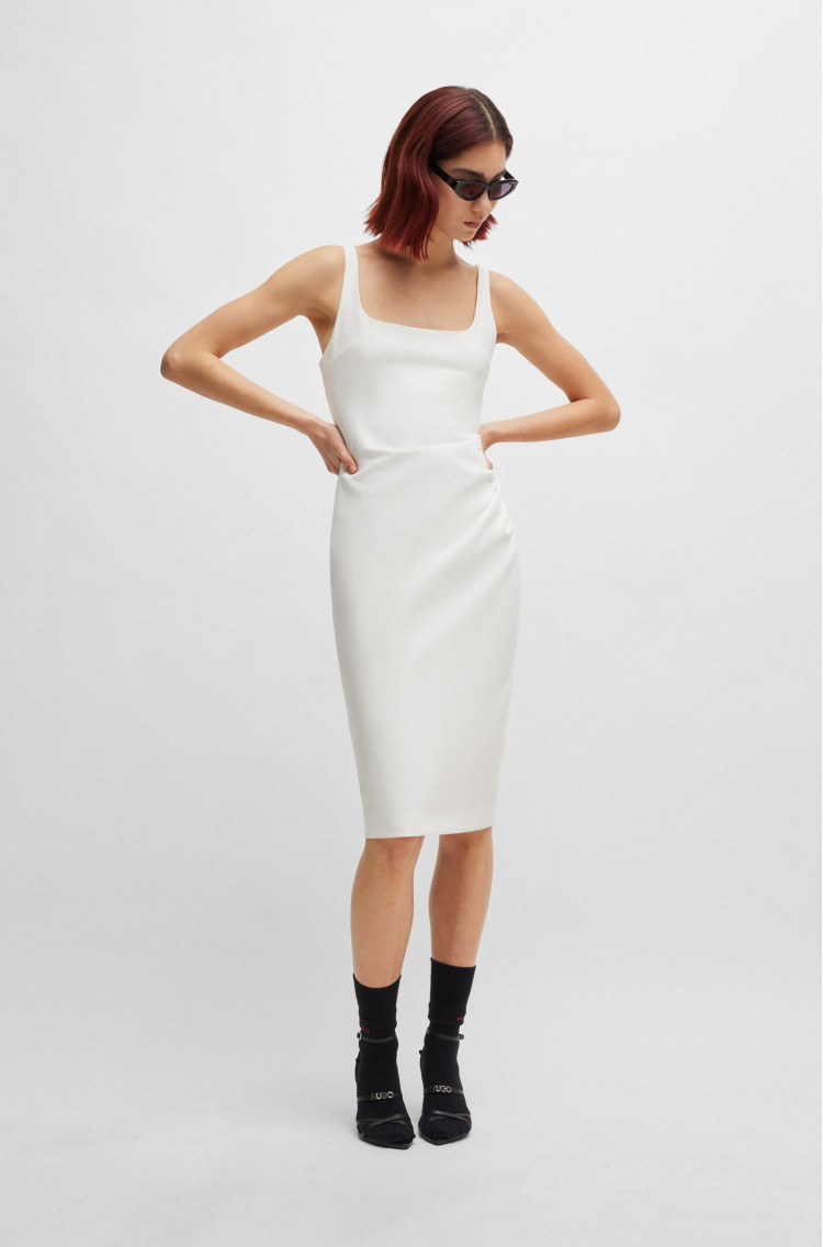 Сукні міні Extra Slim Fit для жінок (476266), колір Білий - №3
