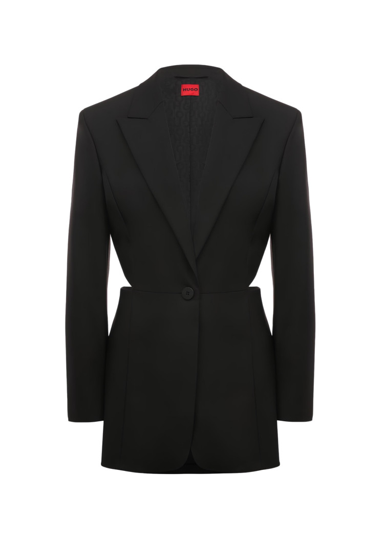 Жакет Extra-slim fit для жінок (476269), колір Чорний - №1
