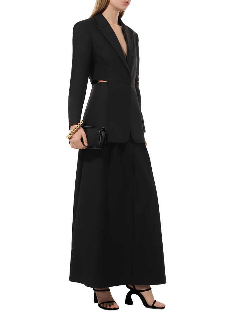 Жакет Extra-slim fit для жінок (476269), колір Чорний - №3