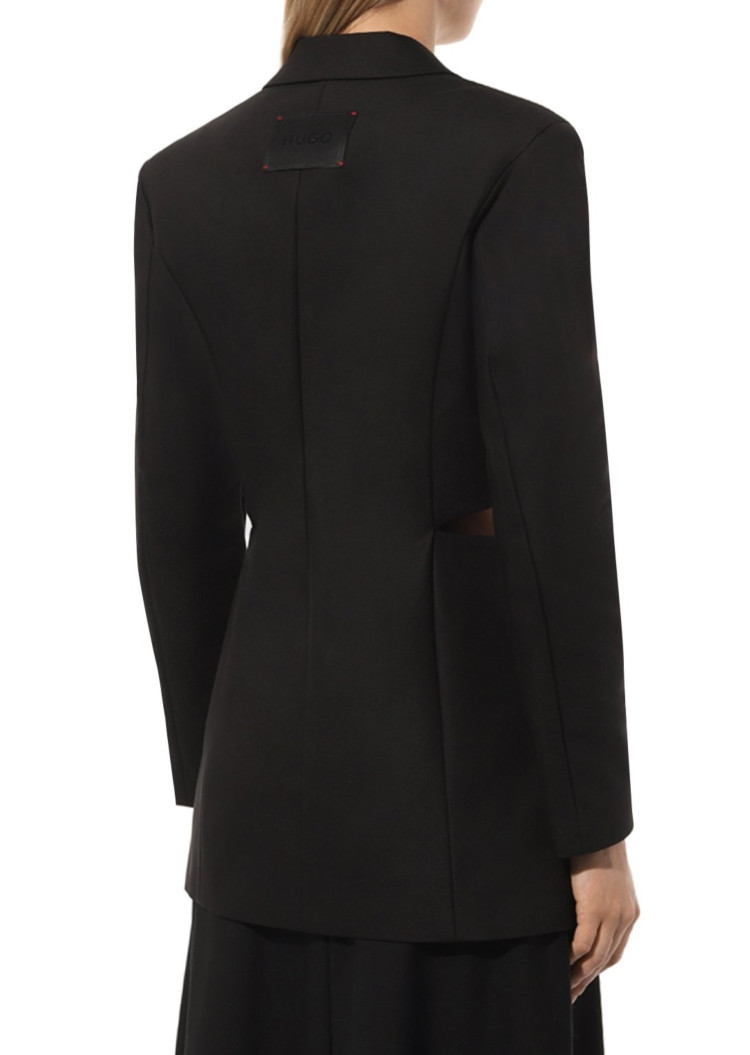 Жакет Extra-slim fit для жінок (476269), колір Чорний - №4