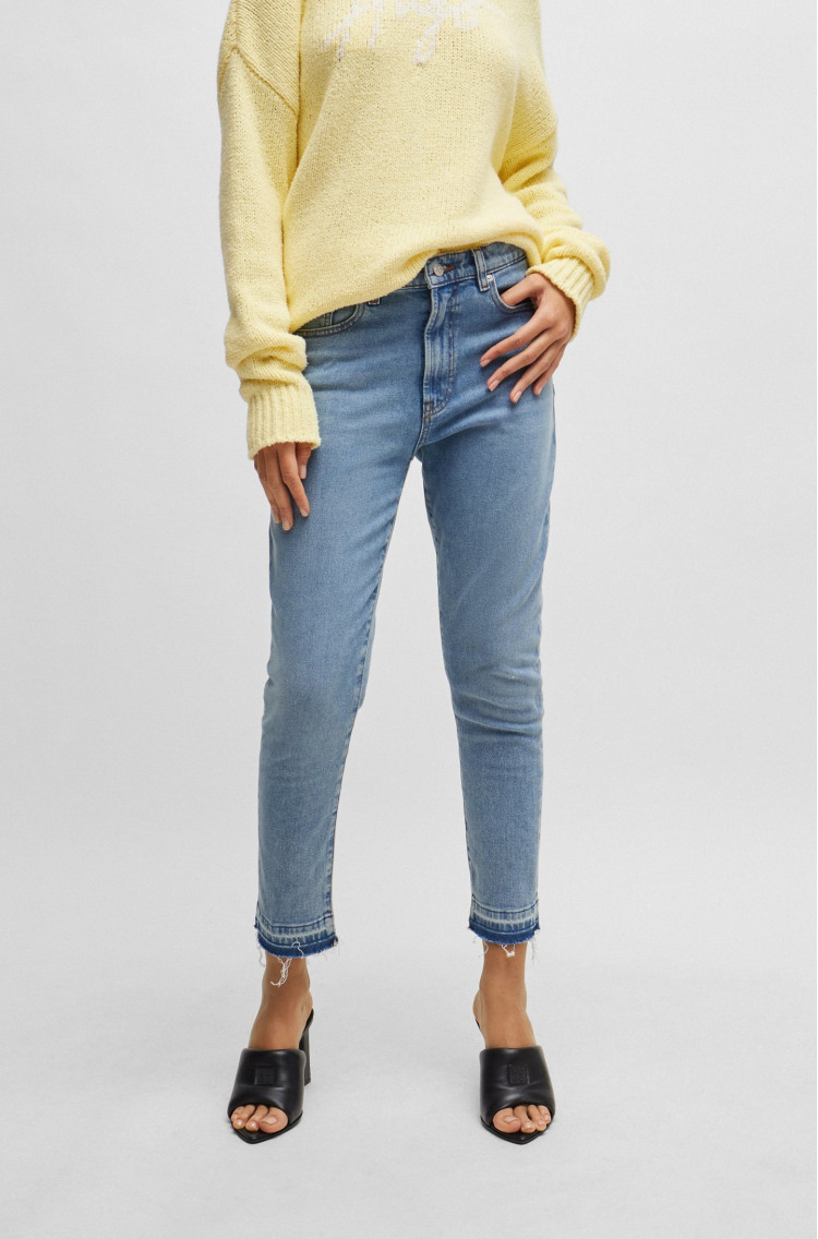 Джинсы Slim Slim Fit Средняя для женщин (476278), цвет Синий - №3
