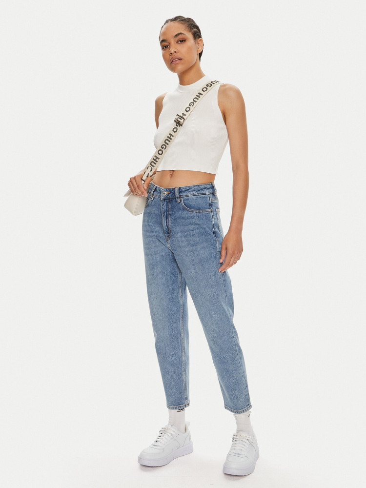 Джинсы Relaxed Relaxed fit Средняя для женщин (476279), цвет Синий - №2