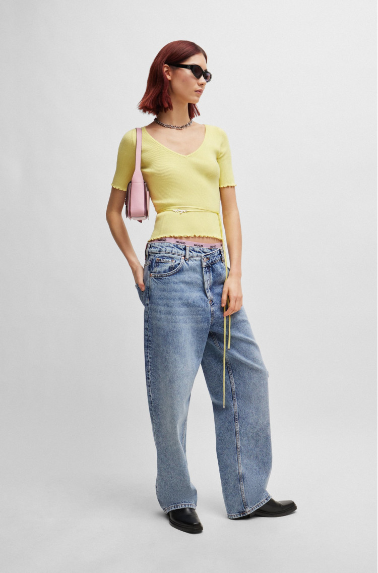 Джинси Relaxed Relaxed Fit Висока — фото 2