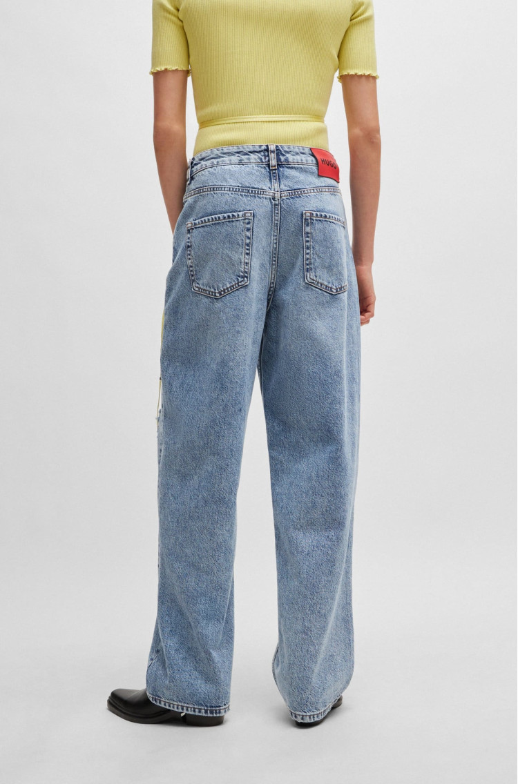 Джинси Relaxed Relaxed Fit Висока — фото 4