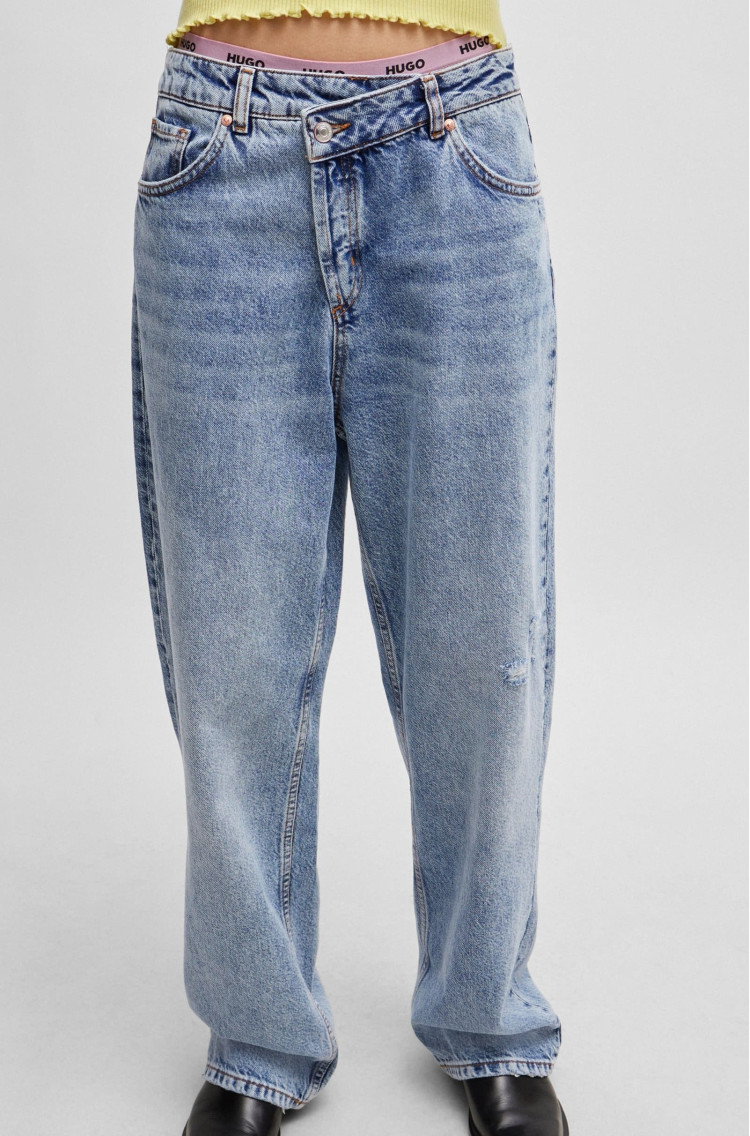Джинси Relaxed Relaxed Fit Висока — фото 5