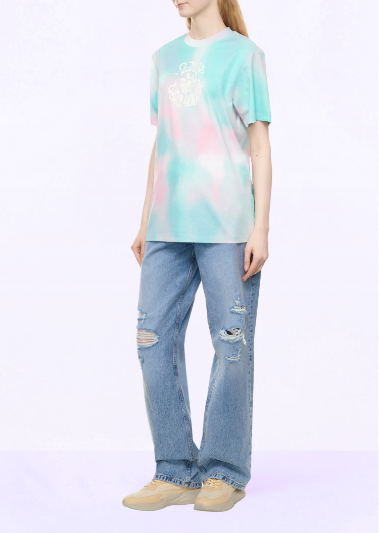 Джинсы Relaxed Relaxed fit Высокая для женщин (476301), цвет Синий - №2