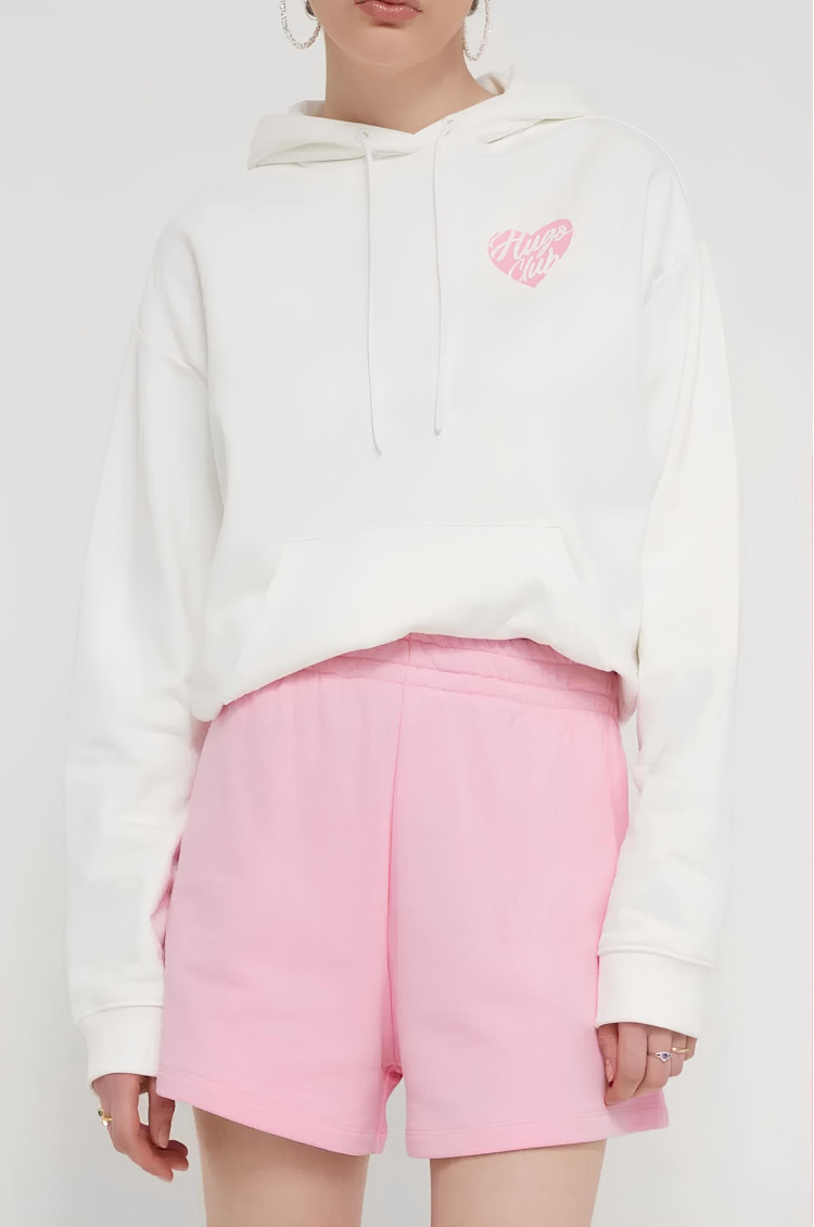 Шорти Slim fit Висока для жінок (476310), колір Рожевий - №2