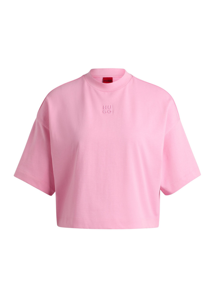 Футболка Relaxed fit для жінок (476312), колір Рожевий - №1
