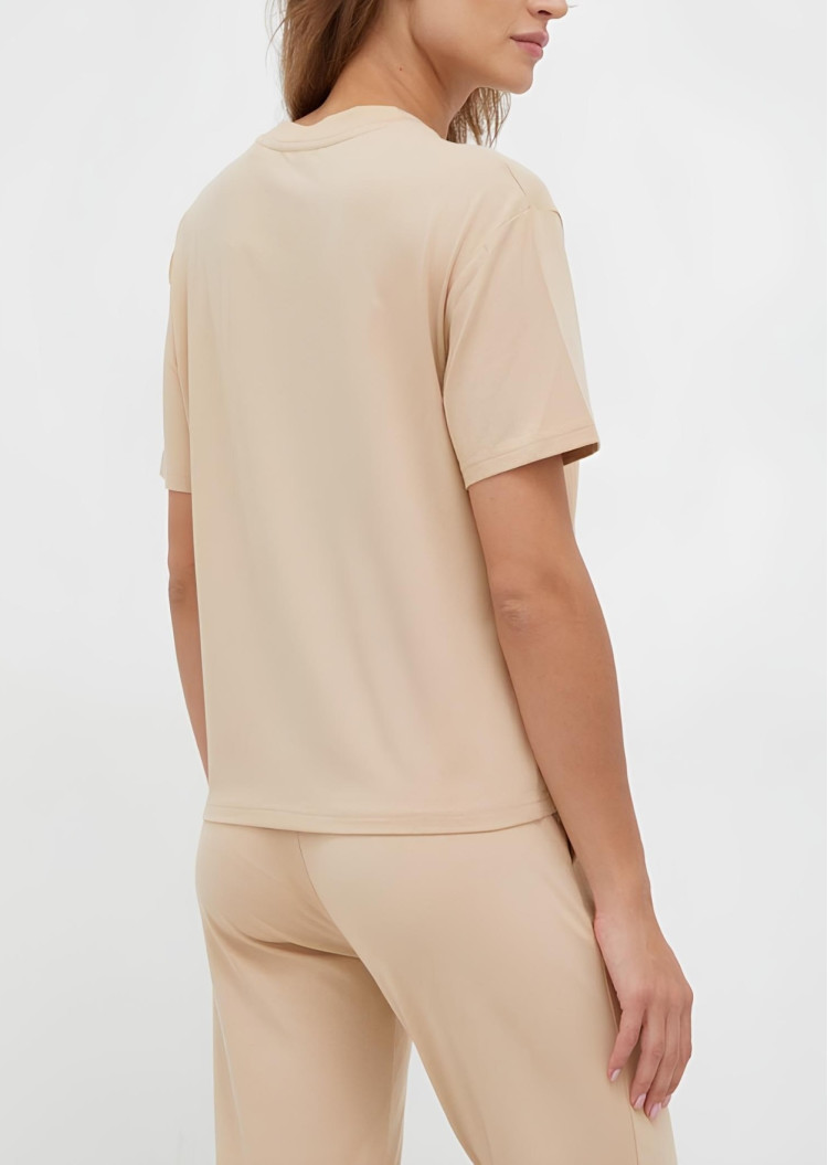 Футболка Relaxed fit для жінок (476330), колір Молочний - №4