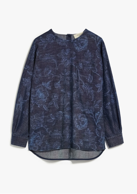 Блуза с длинным рукавом Relaxed Fit