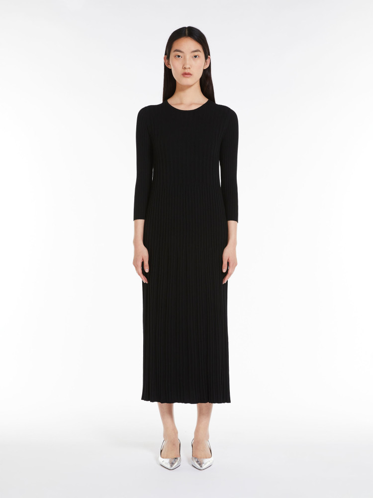 Сукні міді Extra Slim Fit для жінок (476683), колір Чорний - №2