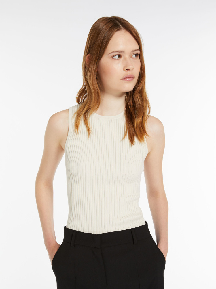 Майка Slim Fit для женщин (476701), цвет Молочный - №5
