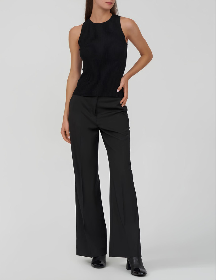 Майка Slim fit для жінок (476702), колір Чорний - №3