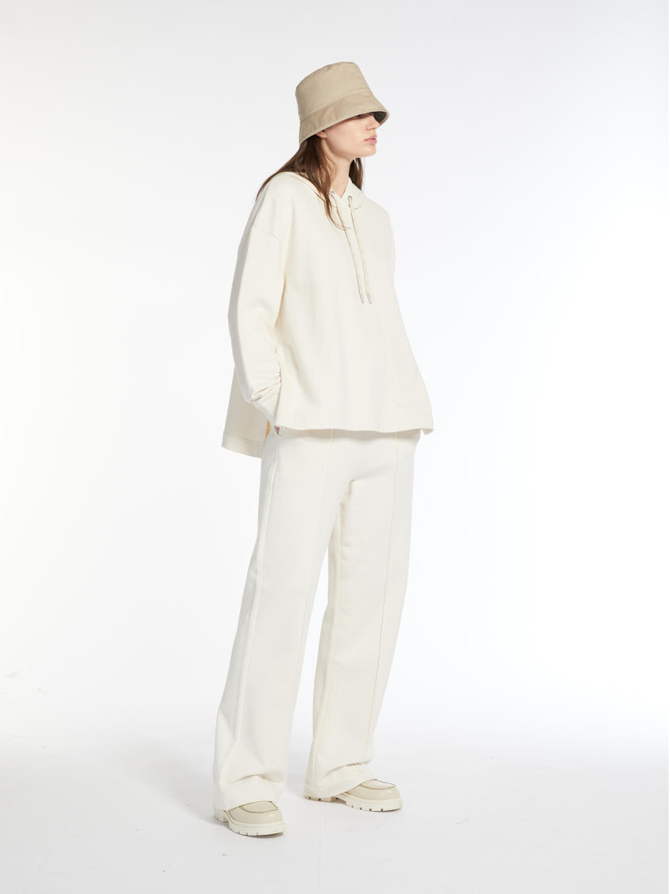 Брюки джерсі Relaxed fit Висока для жінок (476705), колір Білий - №2