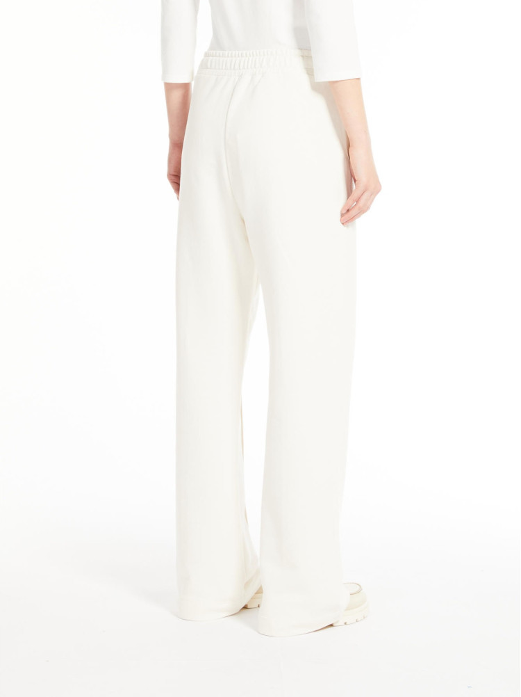 Брюки джерсі Relaxed fit Висока для жінок (476705), колір Білий - №4