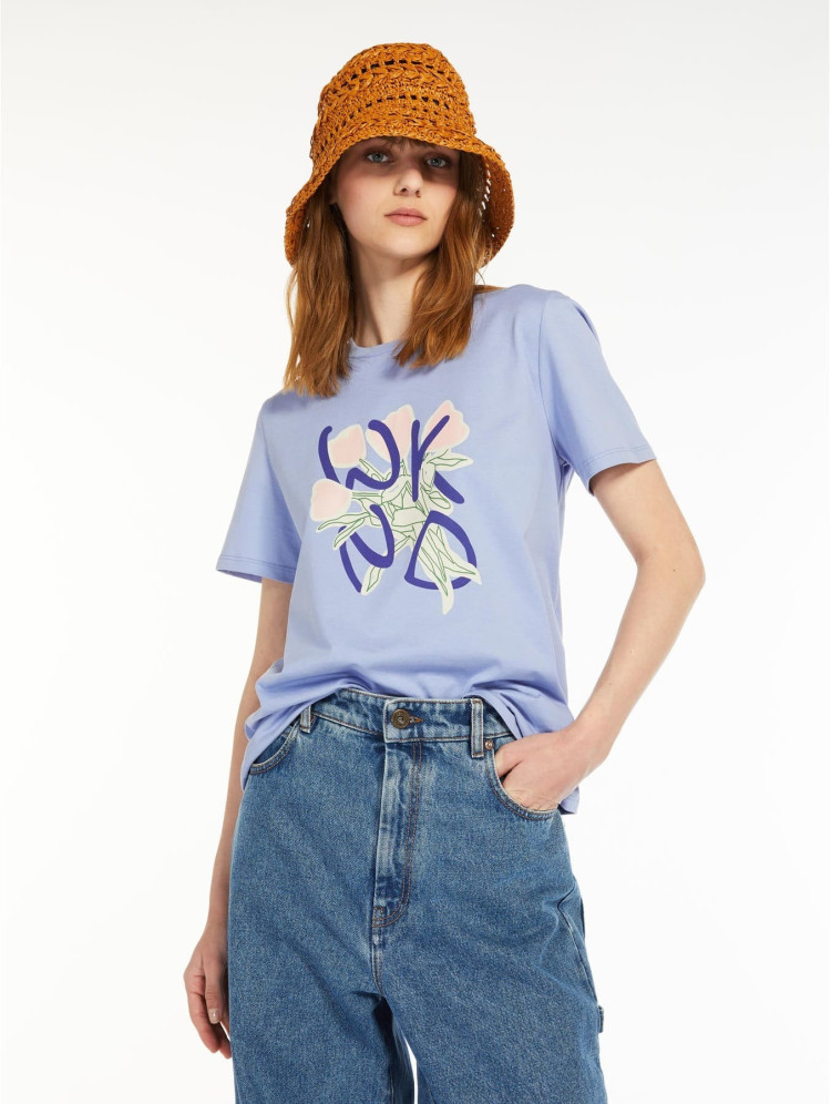 Футболка Regular Fit для жінок (476707), колір Синій - №5