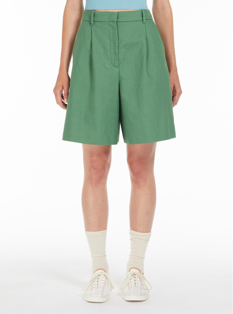 Шорти Relaxed fit Висока для жінок (476716), колір Зелений - №3