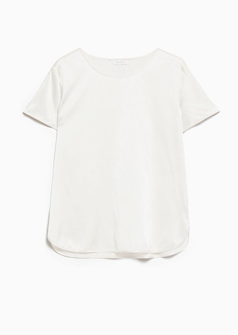Блуза с коротким рукавом Relaxed Fit: свободный крой для максимального комфорта.