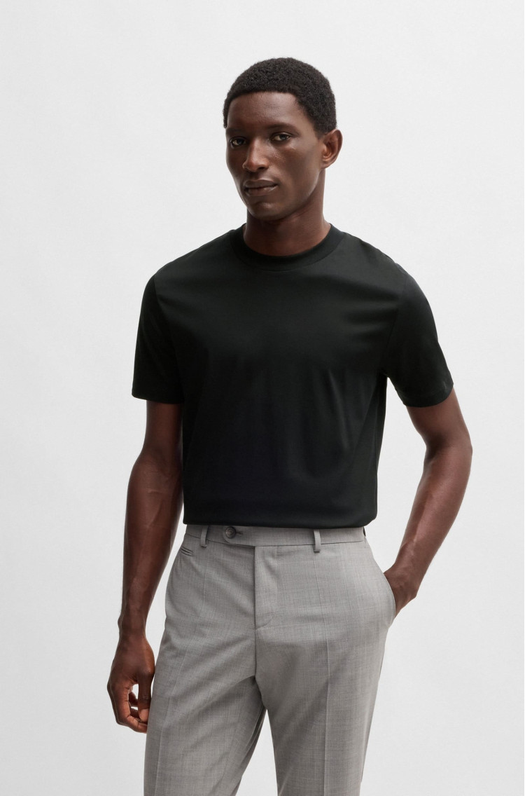 Футболка Slim Fit для чоловіків (477210), колір Чорний - №2