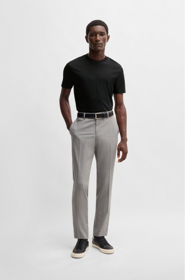 Футболка Slim Fit для чоловіків (477210), колір Чорний - №3