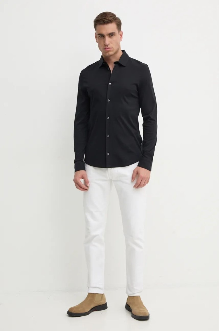 Сорочка деловая Slim Fit — фото 3