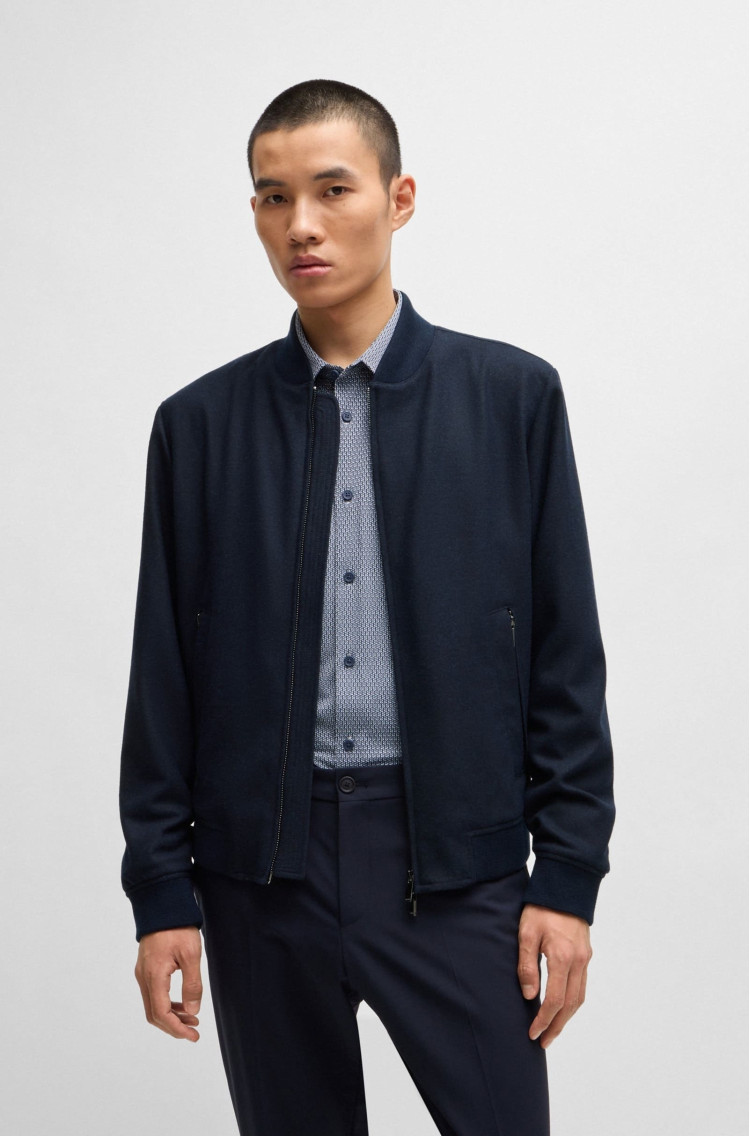 Куртка Slim Fit для чоловіків (477215), колір Синій - №2