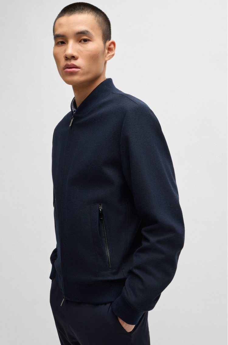 Куртка Slim Fit для чоловіків (477215), колір Синій - №5