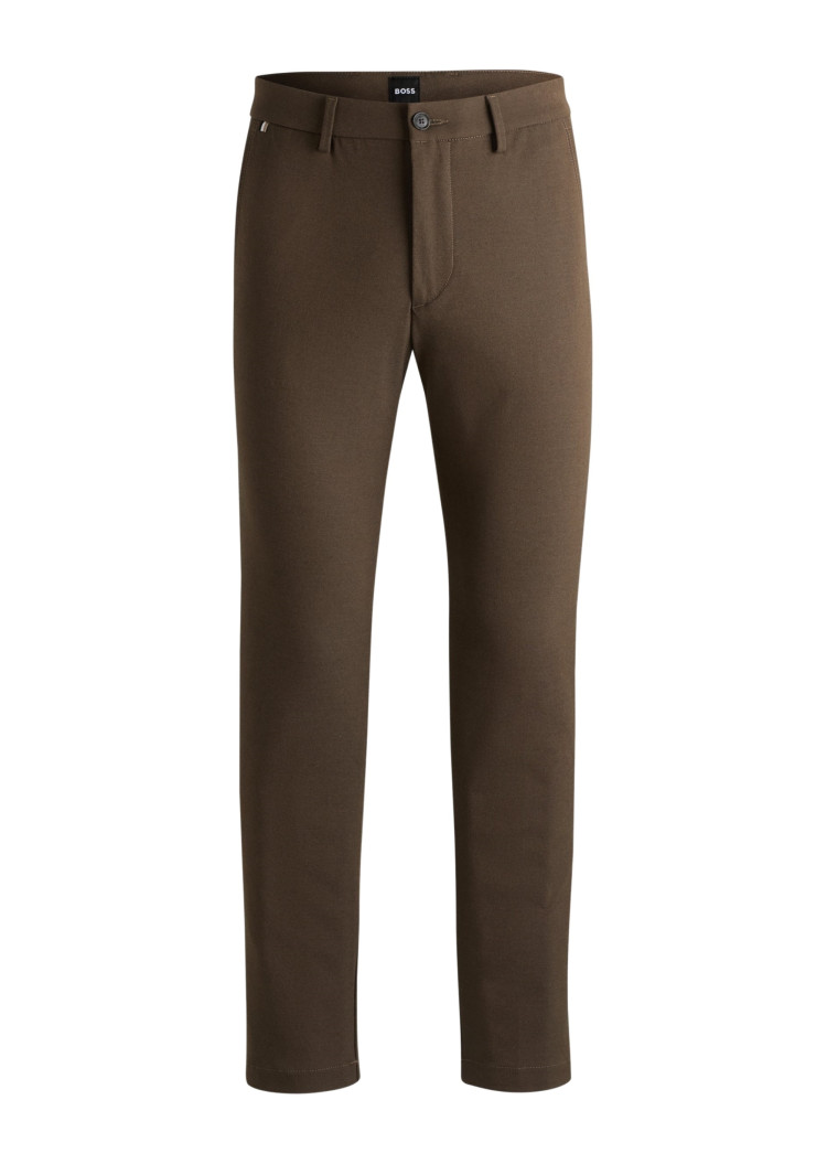 Брюки повсякденні Slim fit для чоловіків (477218), колір Оливковий - №1