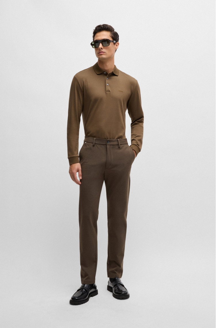 Брюки повсякденні Slim fit для чоловіків (477218), колір Оливковий - №3