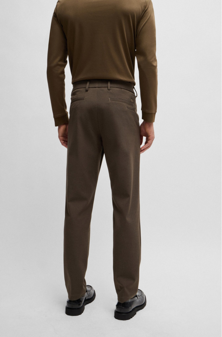 Брюки повсякденні Slim fit для чоловіків (477218), колір Оливковий - №4