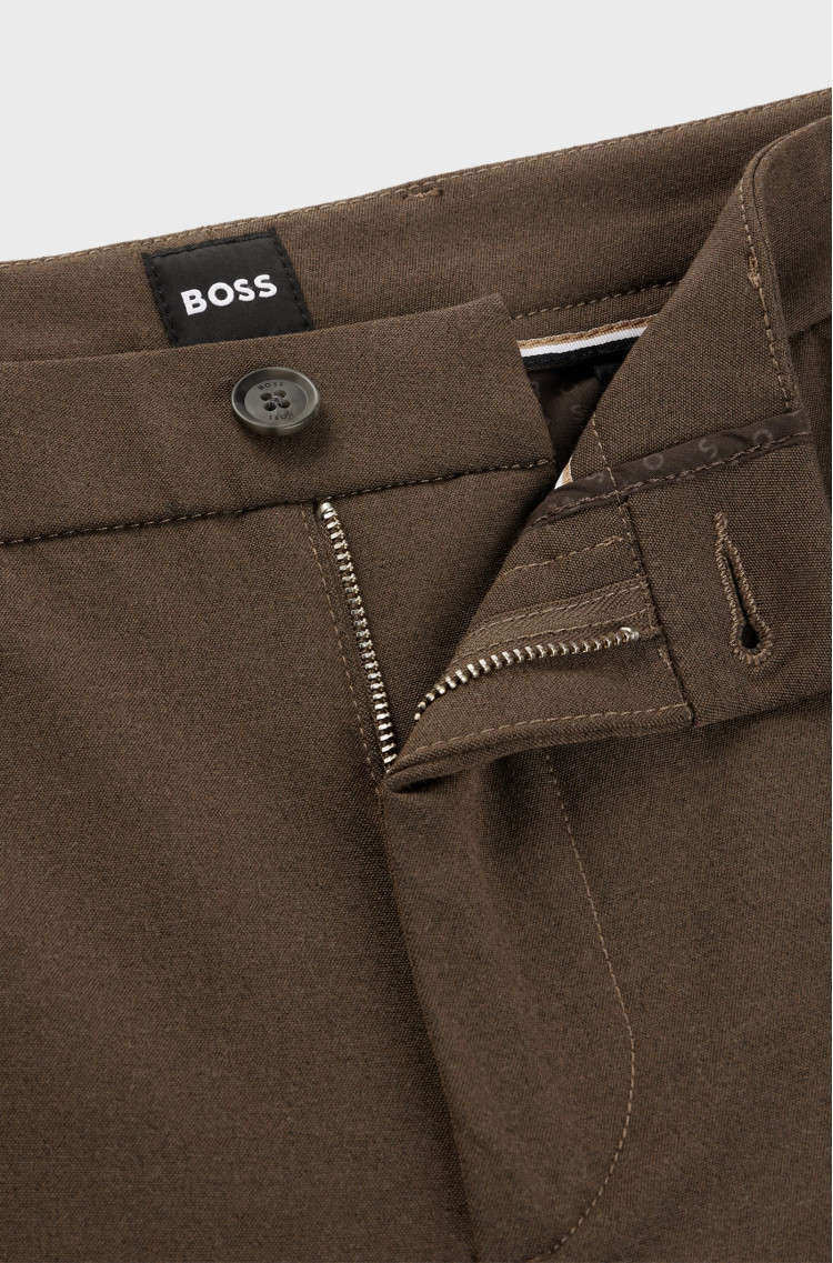 Брюки повсякденні Slim fit для чоловіків (477218), колір Оливковий - №6