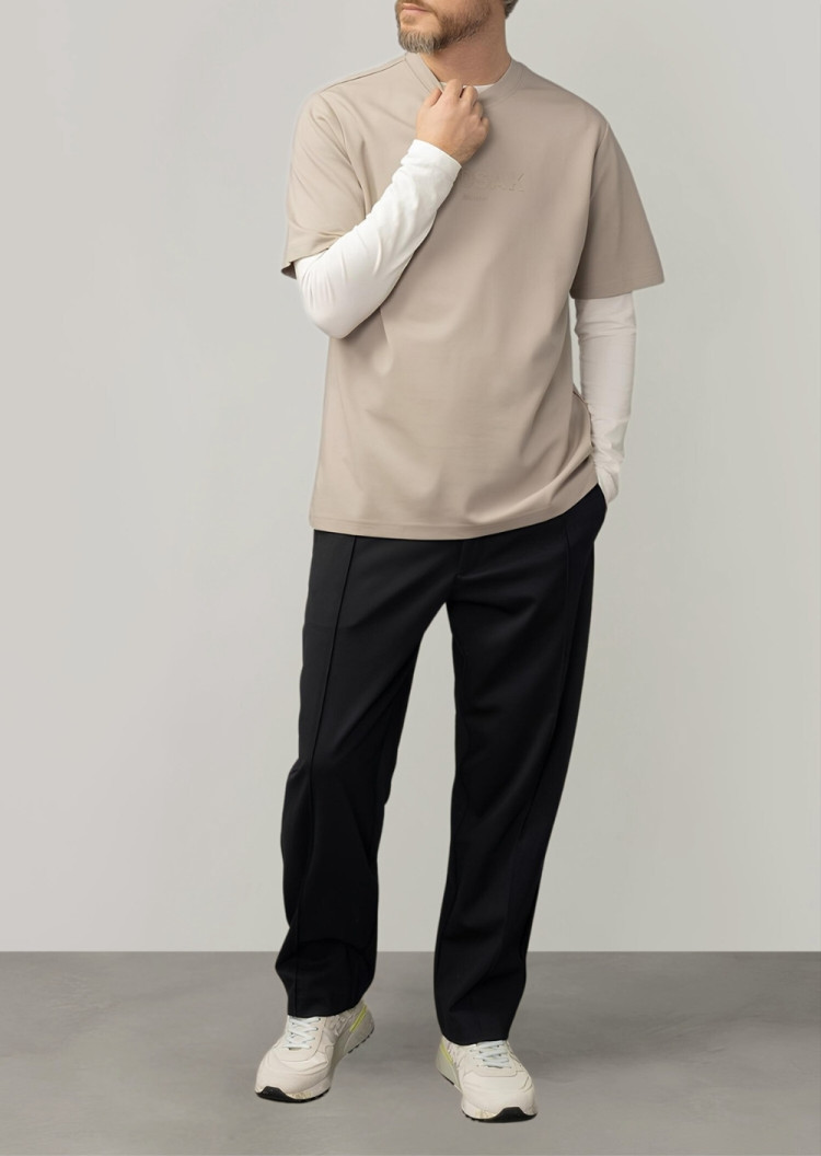 Брюки chinos Regular Fit Средняя для мужчин (477224), цвет Синий - №3