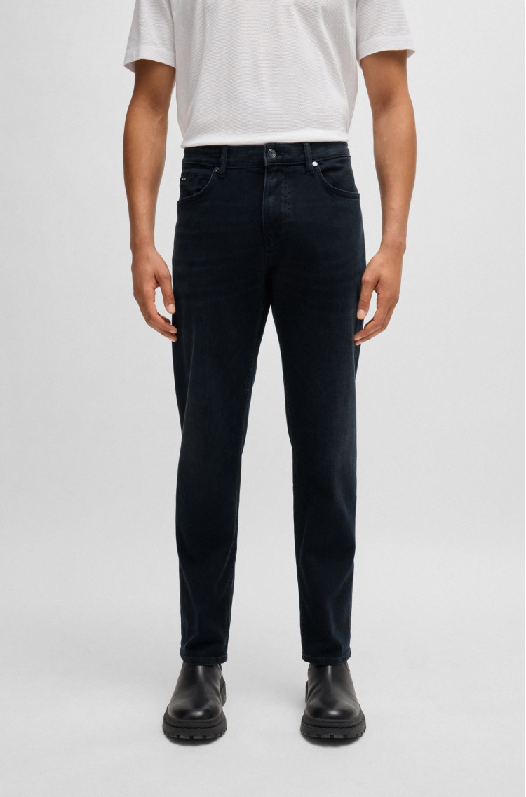 Джинси Regular Regular fit для чоловіків (477226), колір Чорний - №2